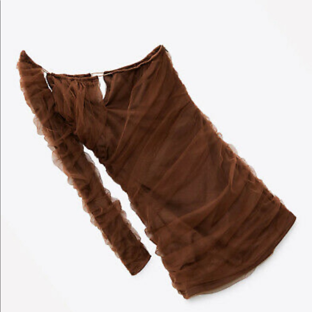 Zara mini dress one shoulder